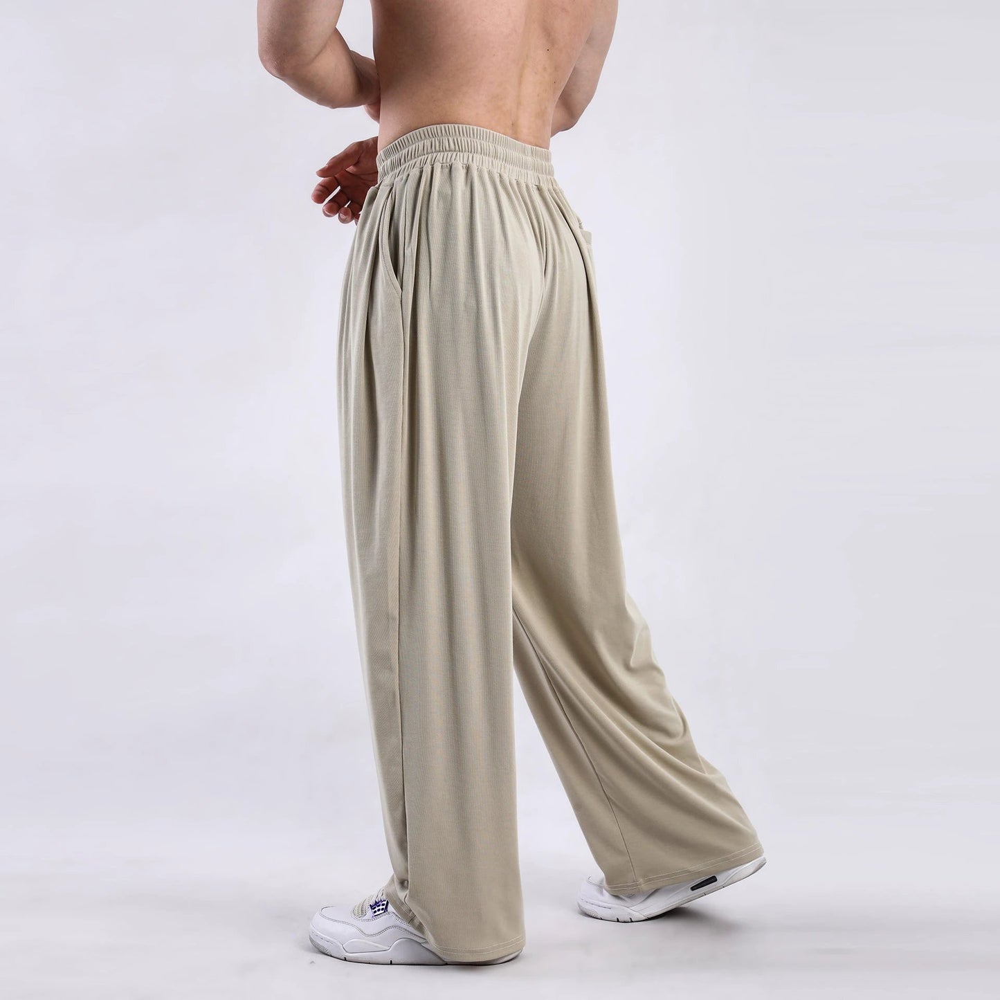 Men's Draping Casual Wide-leg Pants by GJG Denim