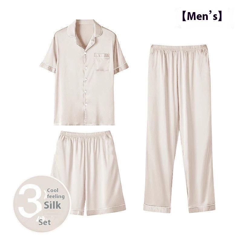 Men's Three-piece Pajamas Set by GJG Denim