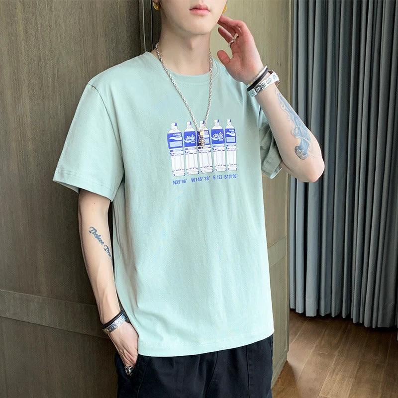 Men's Trendy Cotton T-shirt by GJG Denim
