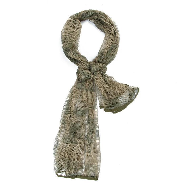 Men's Long Camouflage Multi-purpose Breathable Outdoor Scarf by GJG Denim