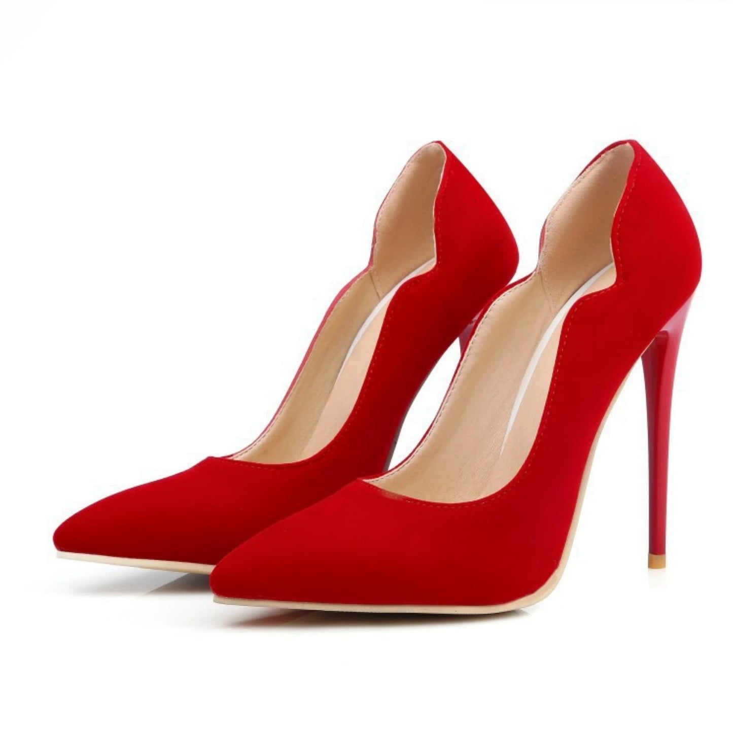 Sexy High-heeled Stiletto Patent Leather Pumps by GJG Denim