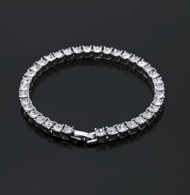 Tin Alloy Iced Bracelet For Men by GJG Denim