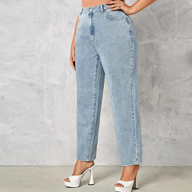 Large Size Loose Jeans Fashion All-matching by GJG Denim