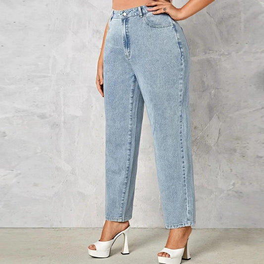 Large Size Loose Jeans Fashion All-matching by GJG Denim