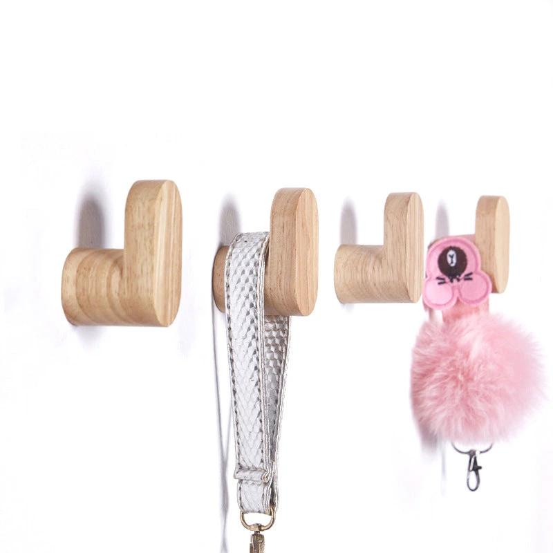 Modern Elegant Wooden Wall Hook Decor by GJG Denim