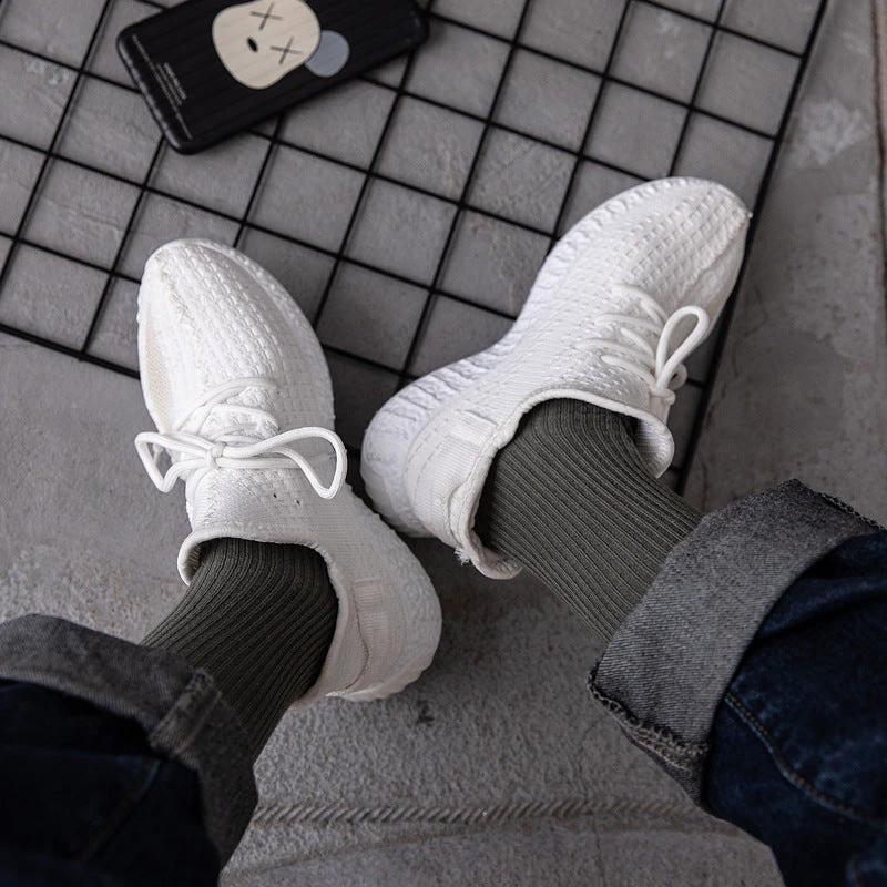 Men's Solid Color Sport Mid-calf Length Cotton Socks by GJG Denim