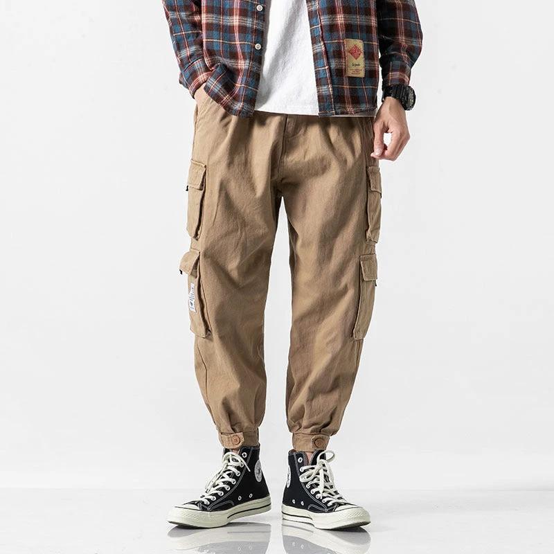 Men's Casual Tapered Pants by GJG Denim