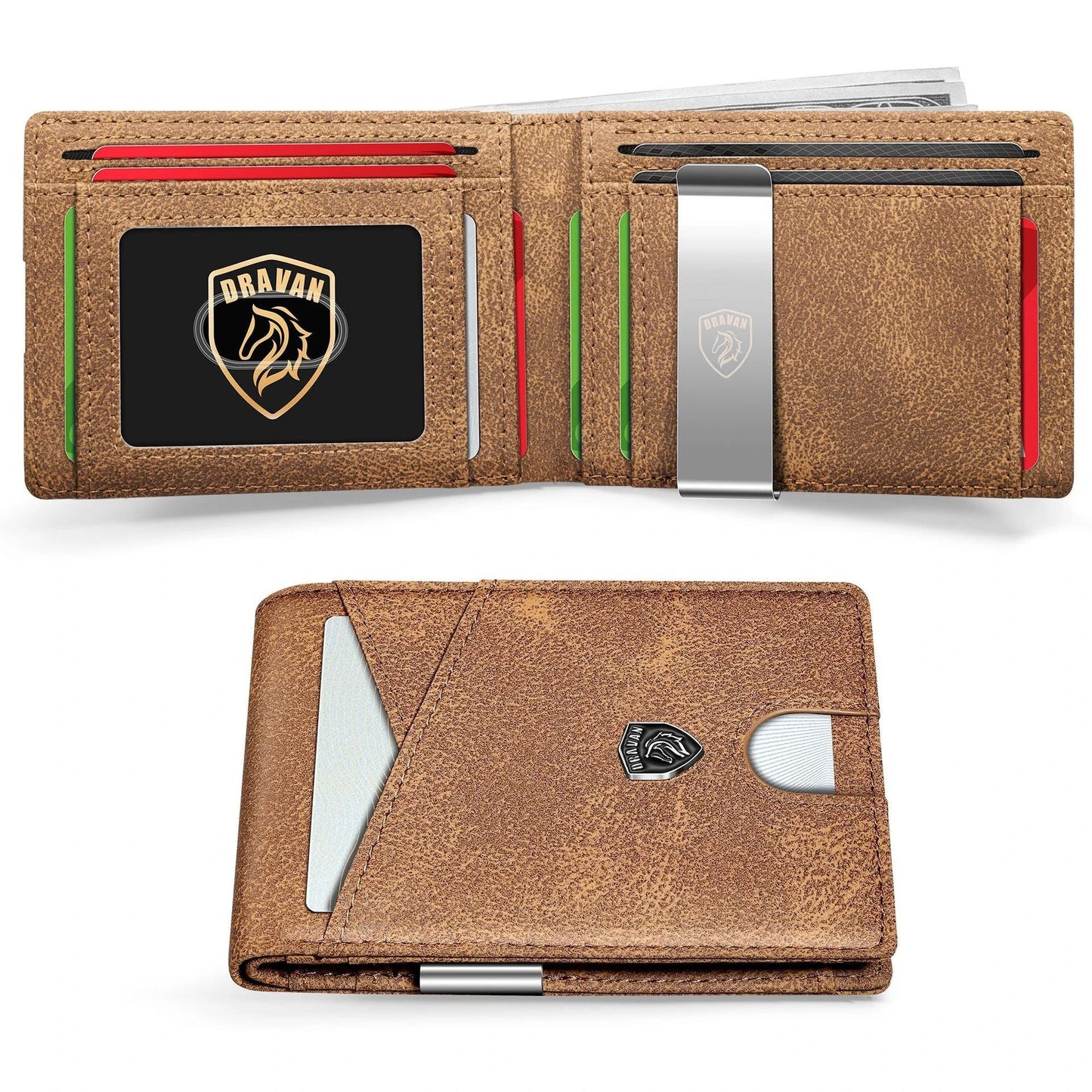 Men's Card Holder Portable Carbon Fiber by GJG Denim