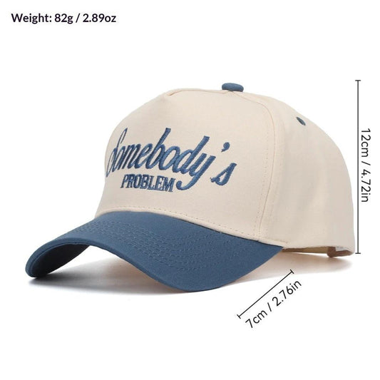 Men's "Somebody's Problem" Baseball Cap by GJG Denim
