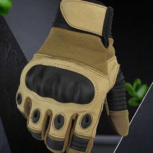 Touch Screen Military Fans Tactical Full Finger Motorbike Gloves by GJG Denim