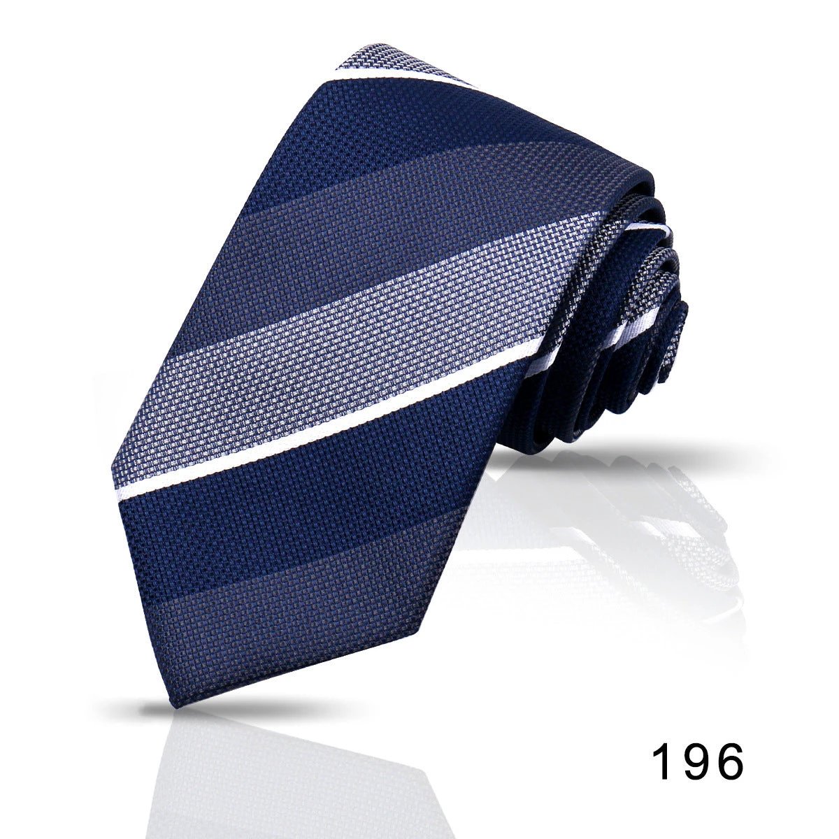 Men's Casual Polyester Jacquard Ties by GJG Denim