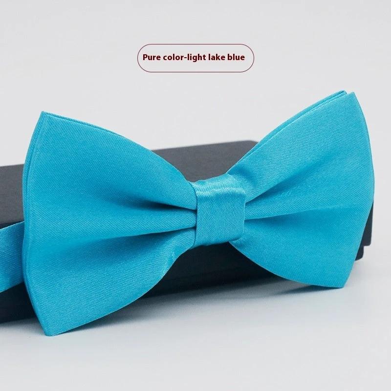 Men's Solid Color Bow Tie by GJG Denim