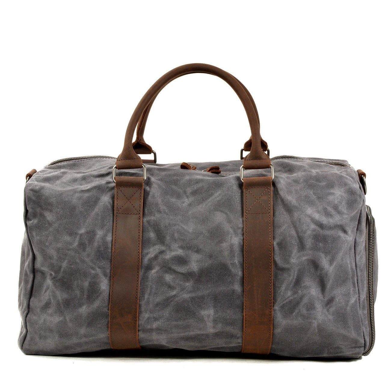 Men's One-shoulder Portable Dry Wet Separation Large Capacity Canvas Luggage Travel Bag by GJG Denim