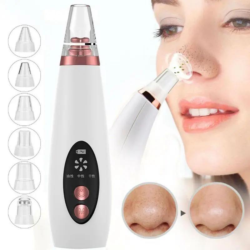 Blackhead Pore Vacuum Cleaner Nose Cleanser Blackheads Remover Blackhead Acne Removal Button Face Suction Beauty Skin Care Tool by GJG Denim