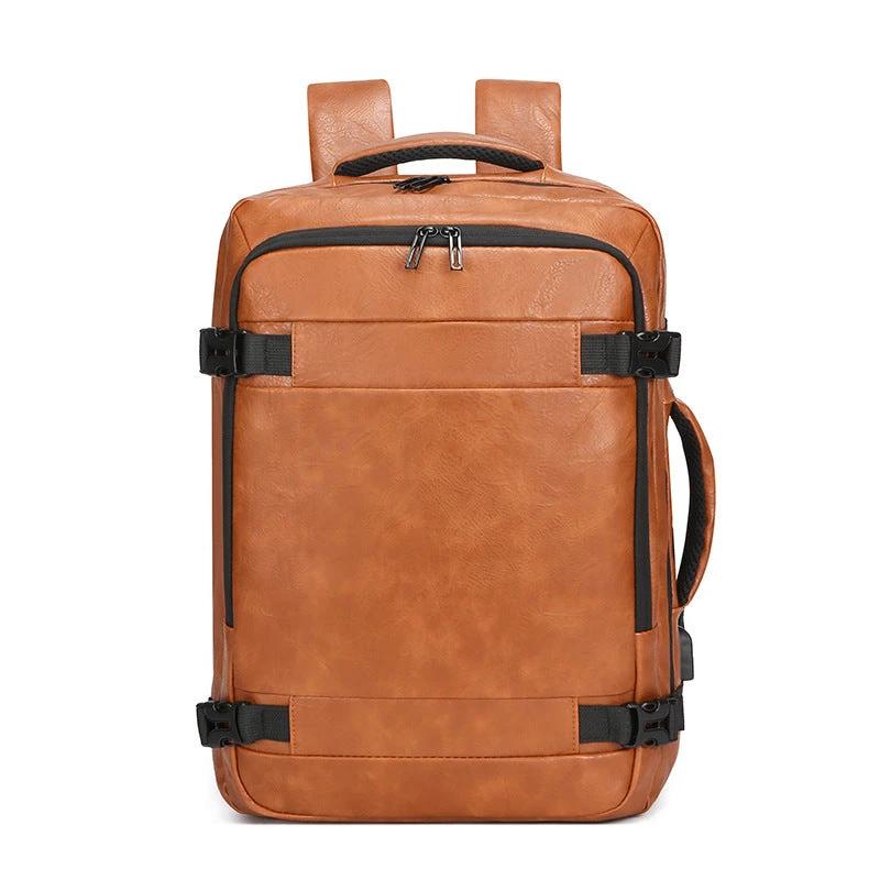 Men's Multi-functional Scalable Computer Bag Solid Color by GJG Denim
