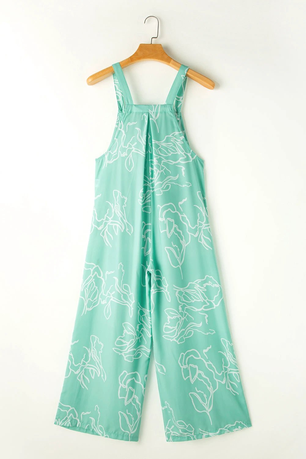Printed Wide Strap Jumpsuit by Lady Ros