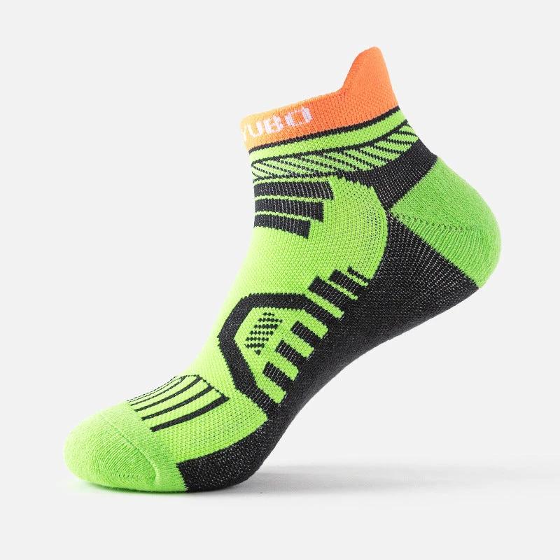 Men's Mesh Breathable And Sweat Absorbing Low Cut Socks by GJG Denim
