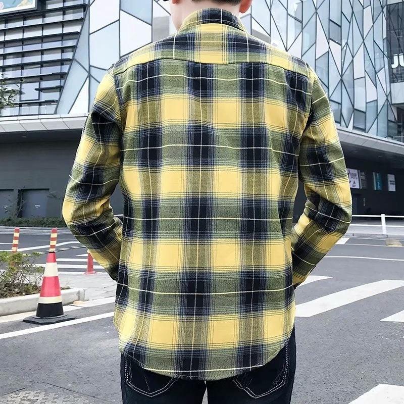 Men's Warm Thickened Slim Fit Shirt Coat by GJG Denim
