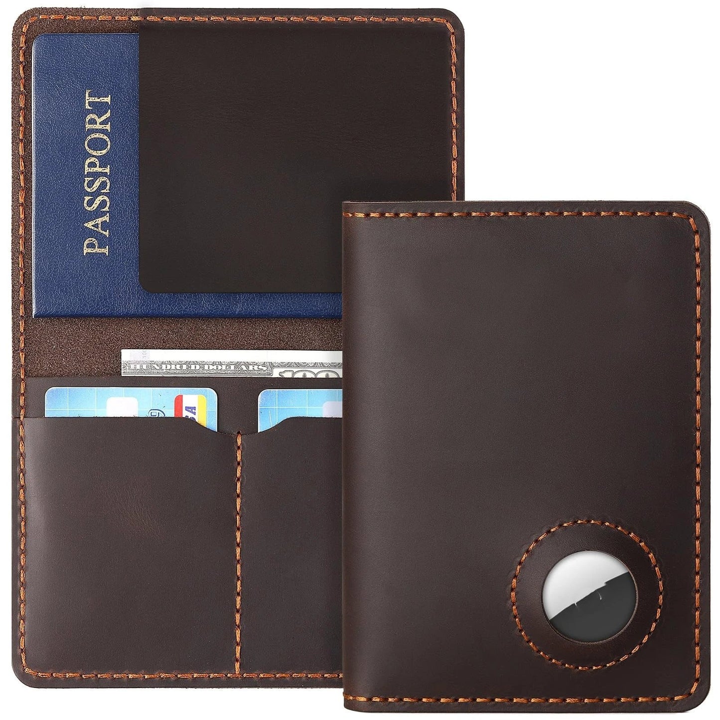 Men's Vintage First Layer Cowhide Handmade Wallet by GJG Denim