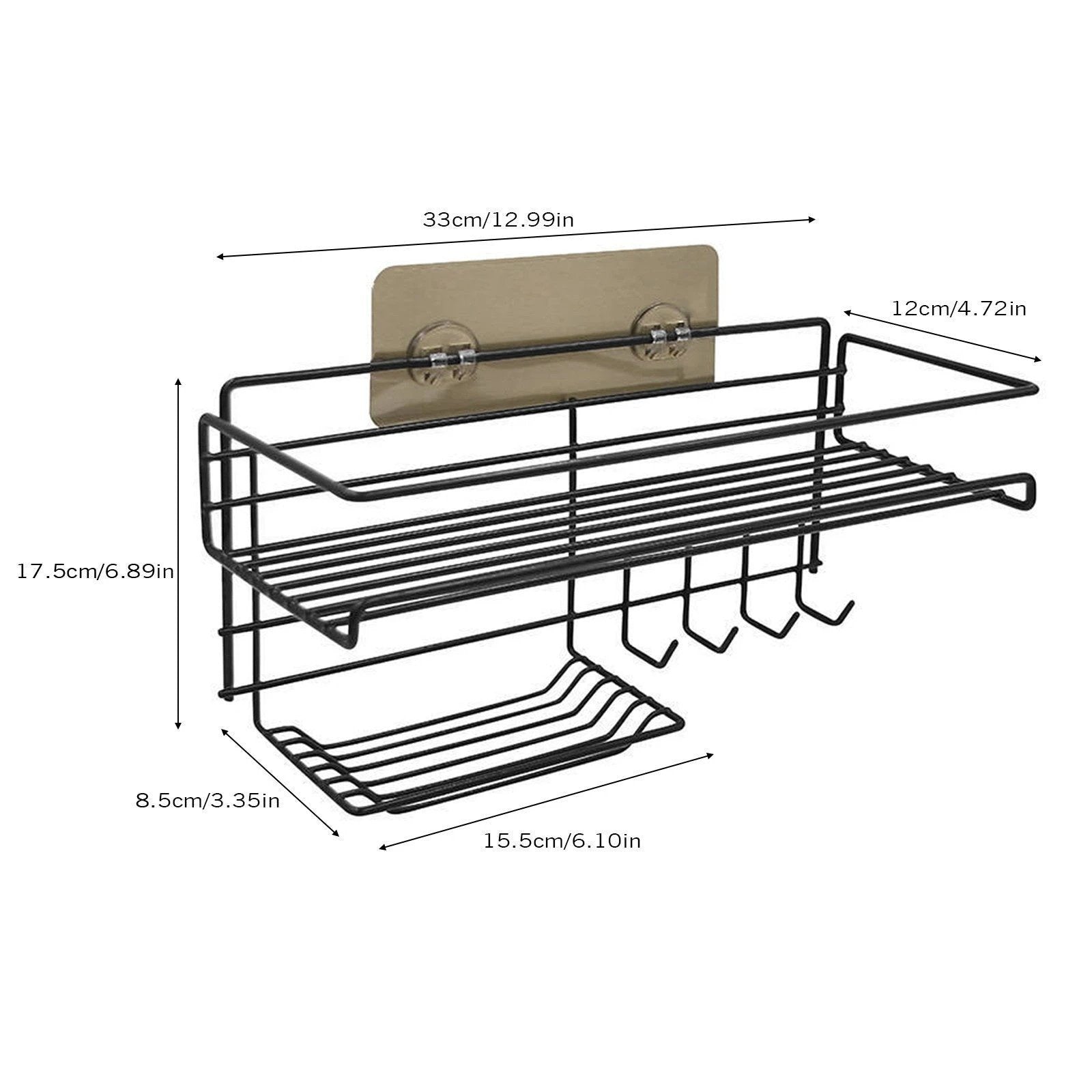 Shower Storage Rack by GJG Denim