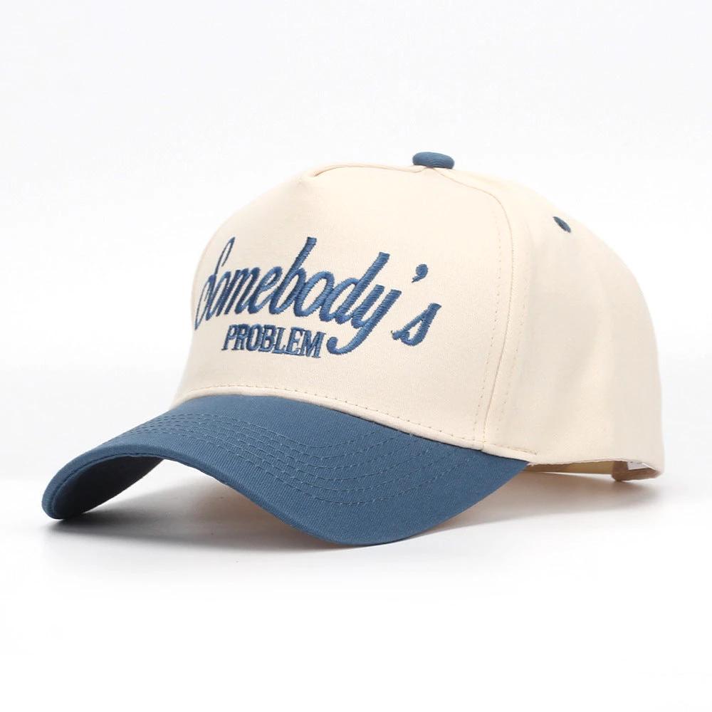 Men's "Somebody's Problem" Baseball Cap by GJG Denim