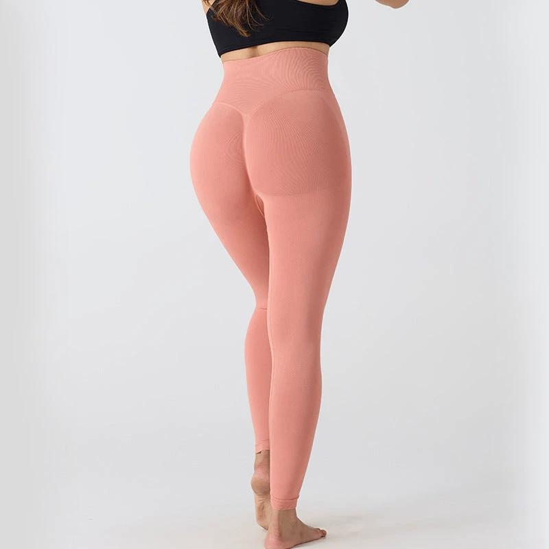 High Waist Workout Trousers High Elastic Sports Outdoor Yoga Clothes by GJG Denim