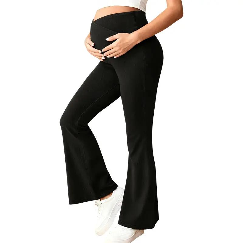 Women's Maternity High-Waist Pull-Up Denim Jeans by GJG Denim
