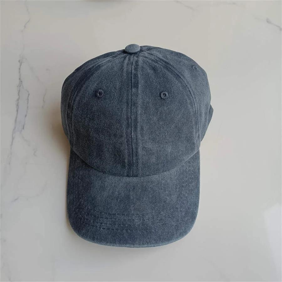 Retro Washed Baseball Cap For Men by GJG Denim