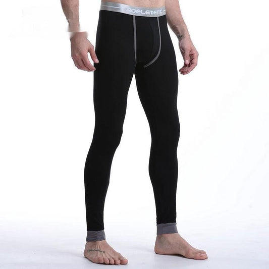 Cotton Slim-fit Mid-waist Long John Underwear For Men by GJG Denim