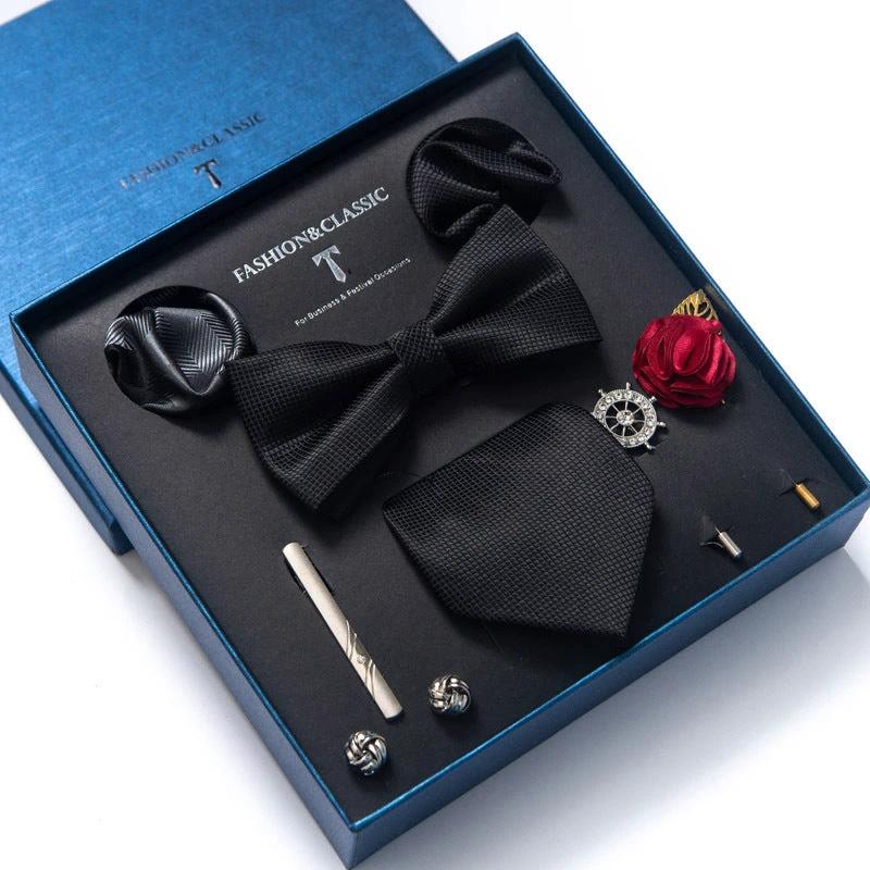 Men's 8-piece Tie Set by GJG Denim