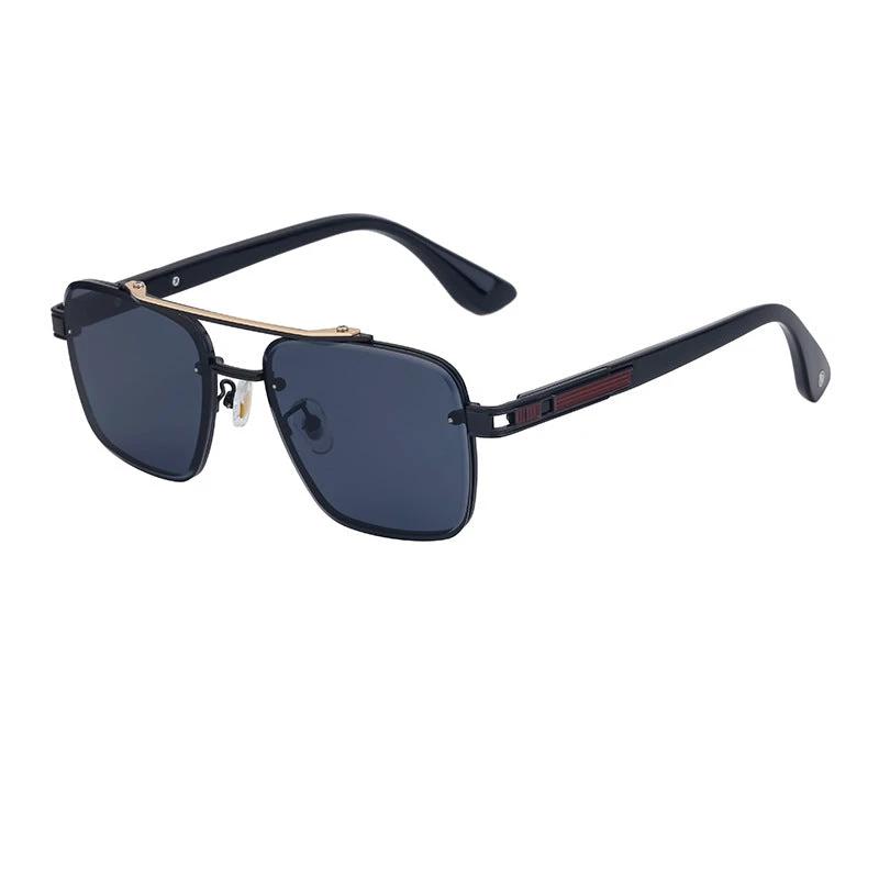 Men's Fashionable Square-frame Sunglasses by GJG Denim