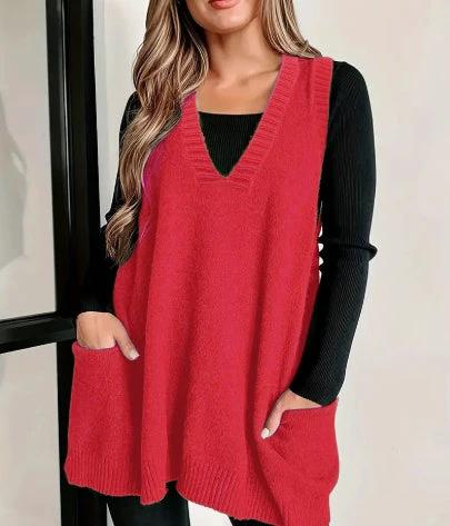 Loose Plus Size Sleeveless Pullover Casual Fashion by GJG Denim