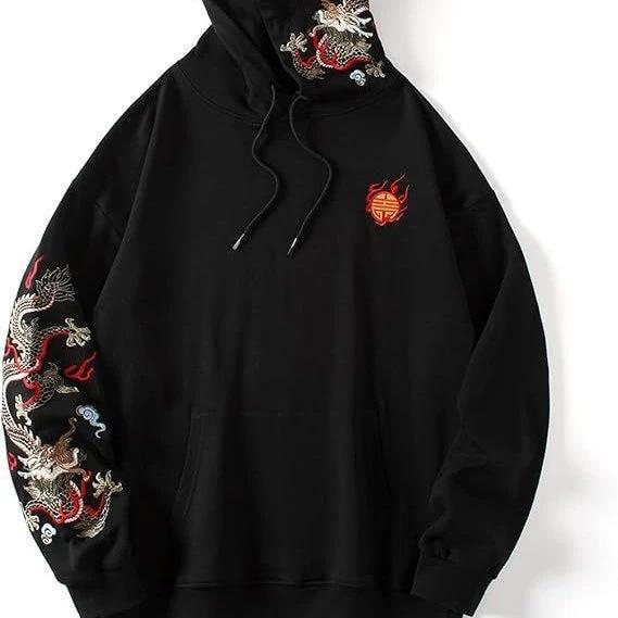 Men's Printed Pattern Hoodie by GJG Denim
