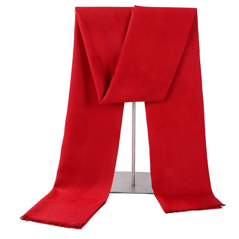 Men's Fashionable All-matching Pure Color Warm Keeping Scarf by GJG Denim