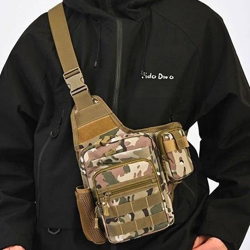Men's Mini Camouflage Backpack by GJG Denim