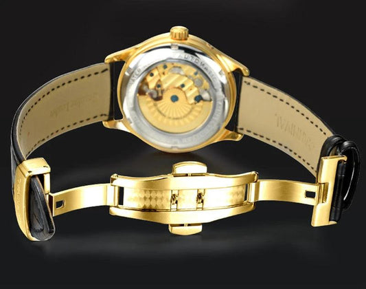 Men's Automatic Mechanical Watch by GJG Denim