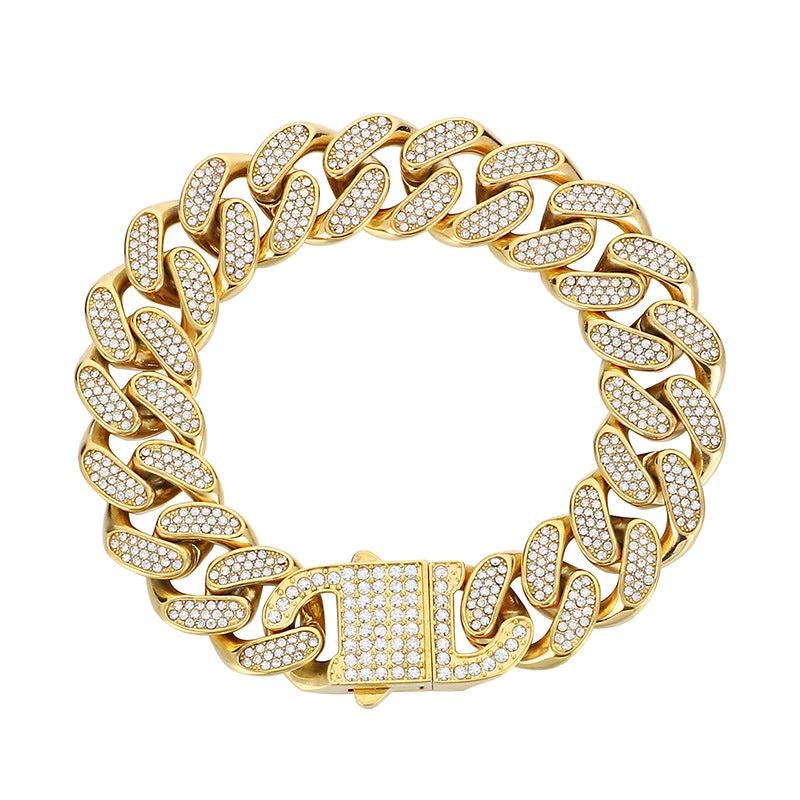 Cuban-link Men's Bracelet by GJG Denim