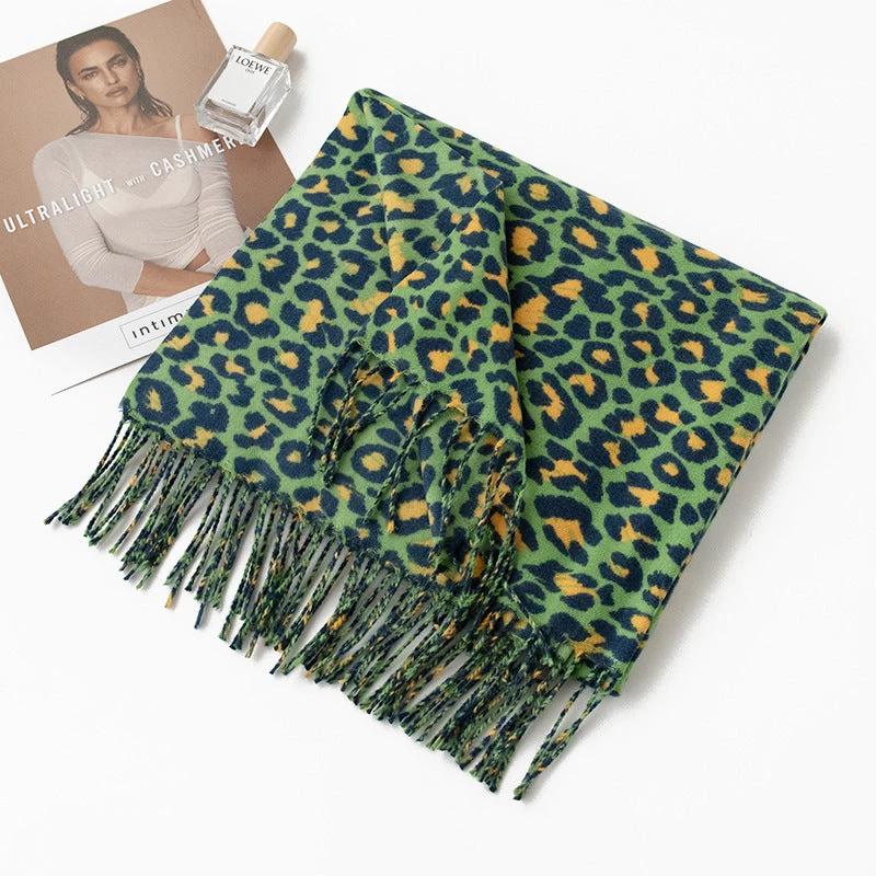Women's Warm Scarf Cashmere-like Retro Europe And America Scarf Fashion by GJG Denim