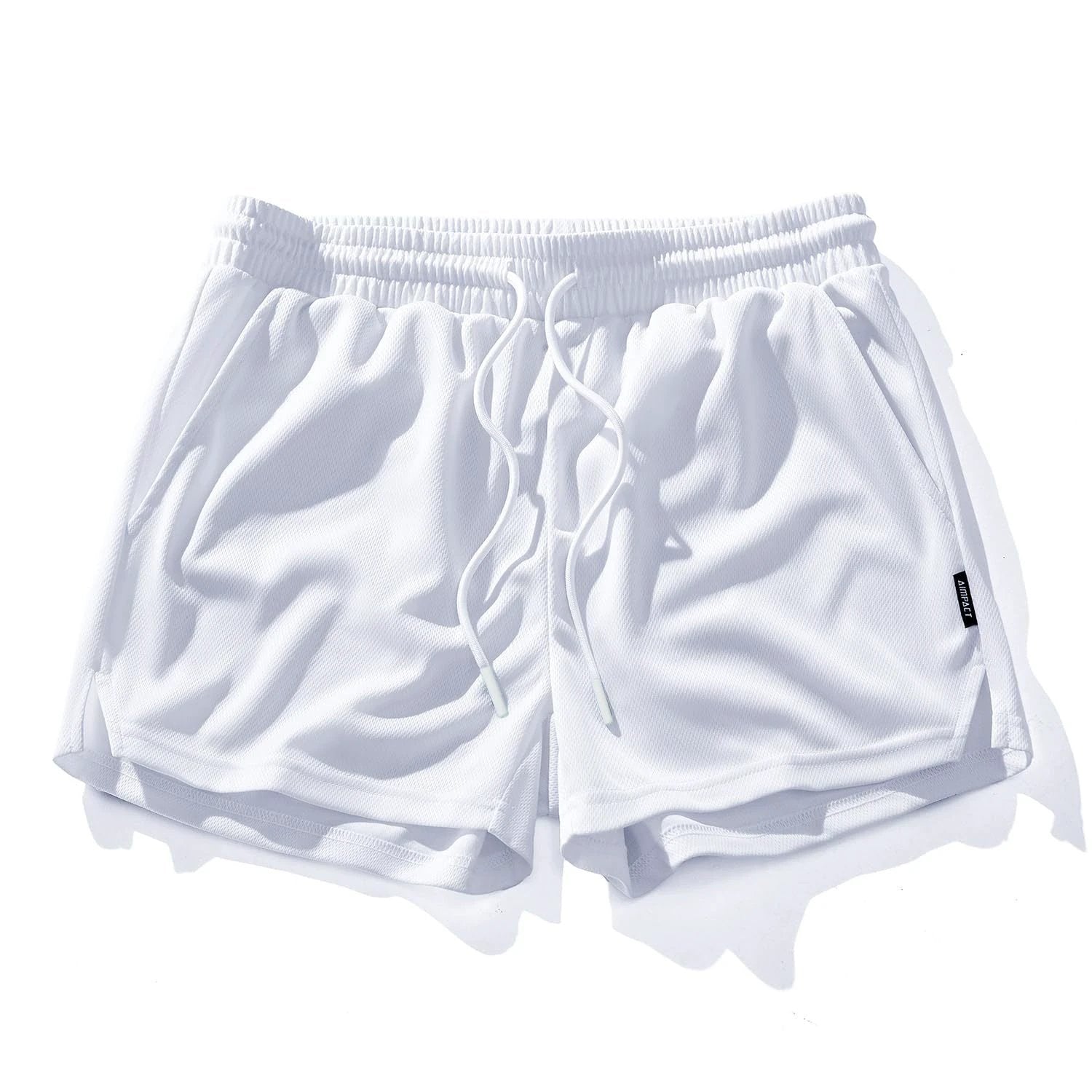 Men's Mesh Running Quick-drying Workout Shorts by GJG Denim