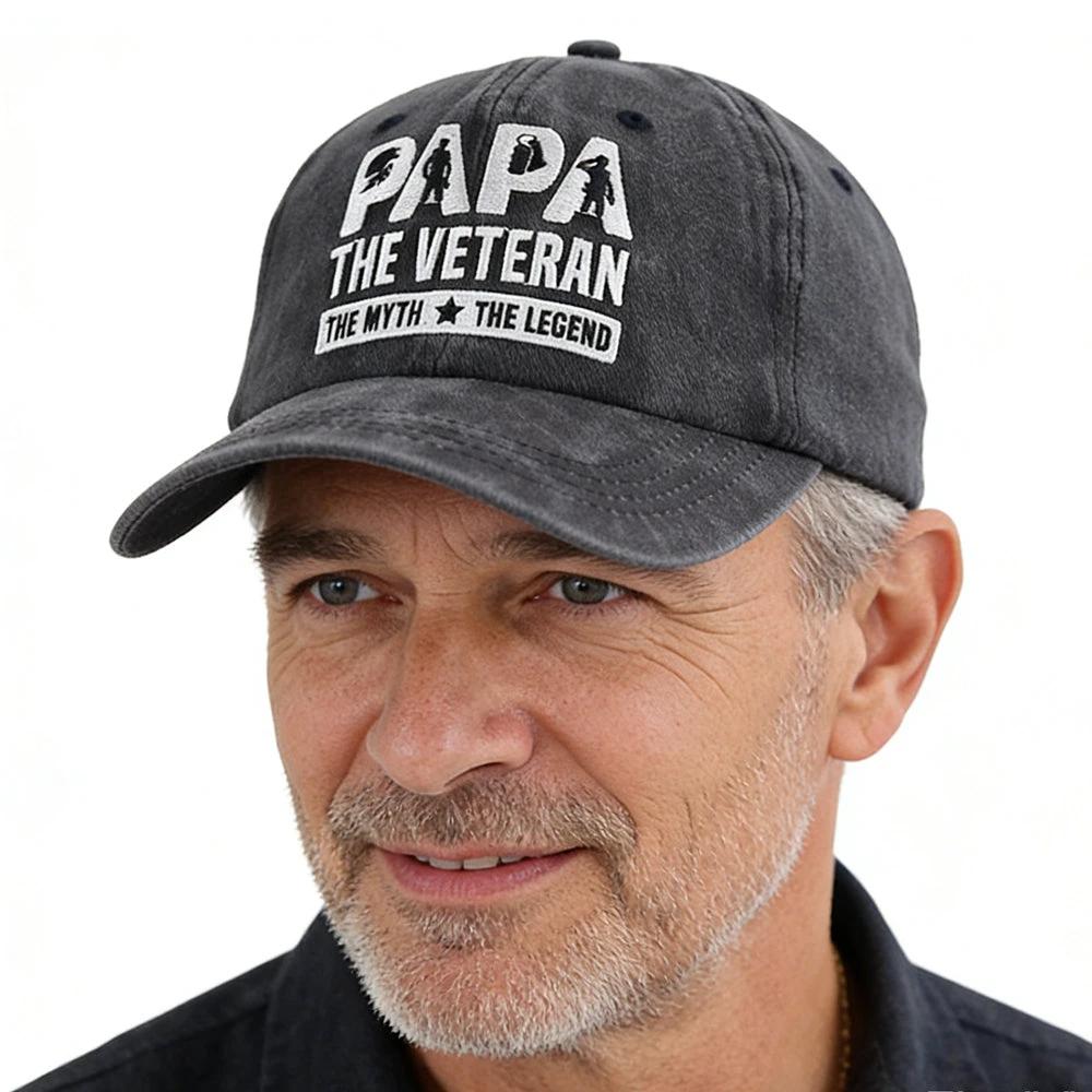 Men's Adjustable Embroidered Baseball Cap by GJG Denim