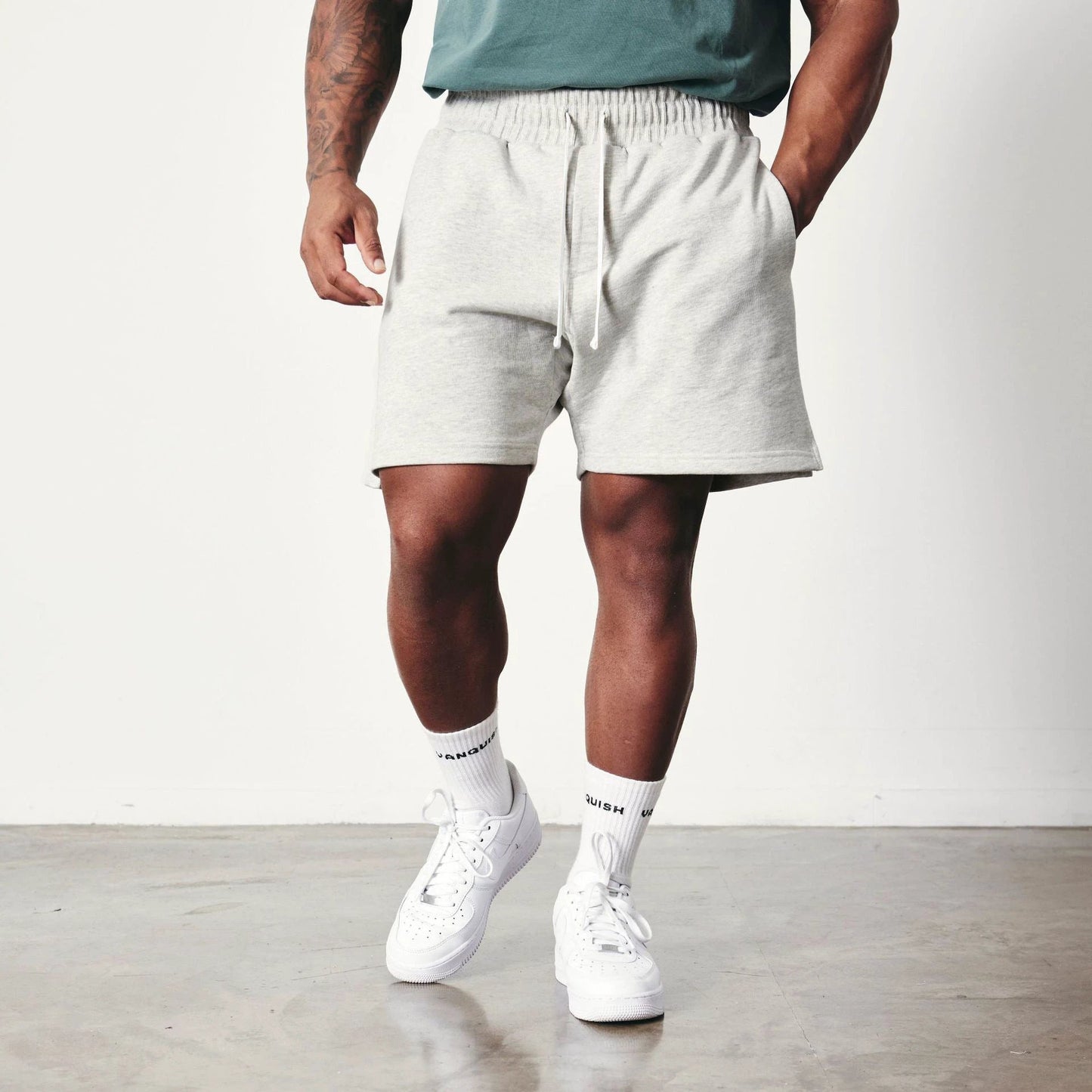 Muscle Workout Brothers Summer Sports Leisure Cotton Fifth Pants by GJG Denim