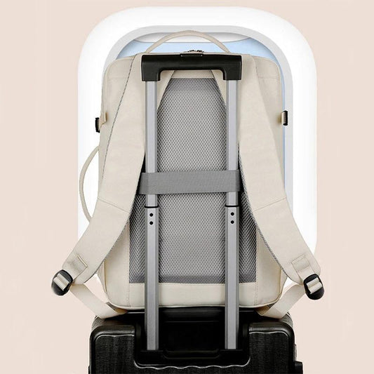 Large Capacity Backpack For Men w/ Multiple Pockets And Zippers Versatile Computer Bags Business Travel Backpack by GJG Denim