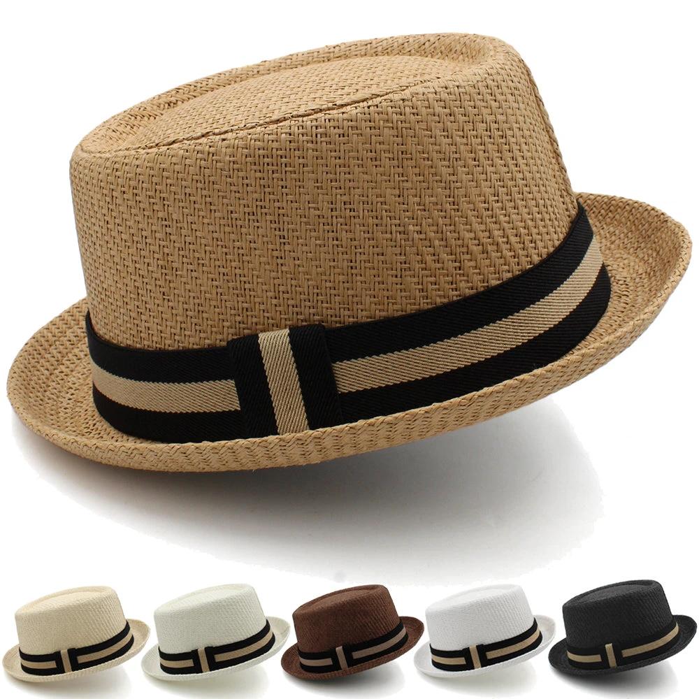 Retro Sun Shade Straw Hat For Men by GJG Denim