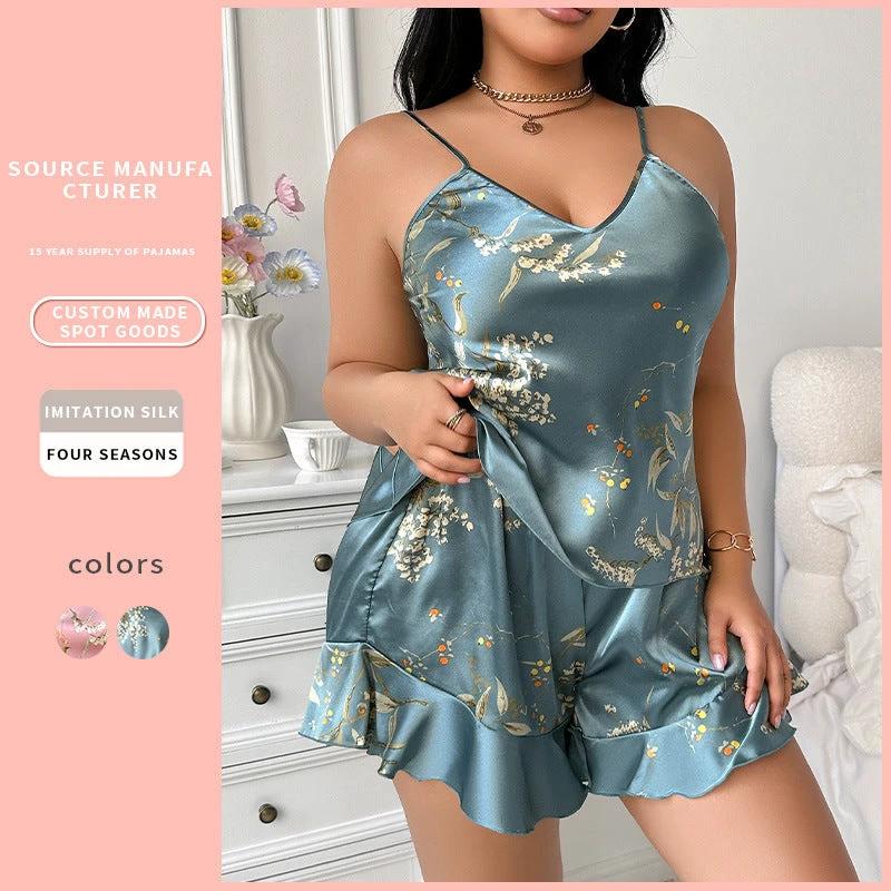 European And American Style Plus Size Printed Pajamas Fashion by GJG Denim