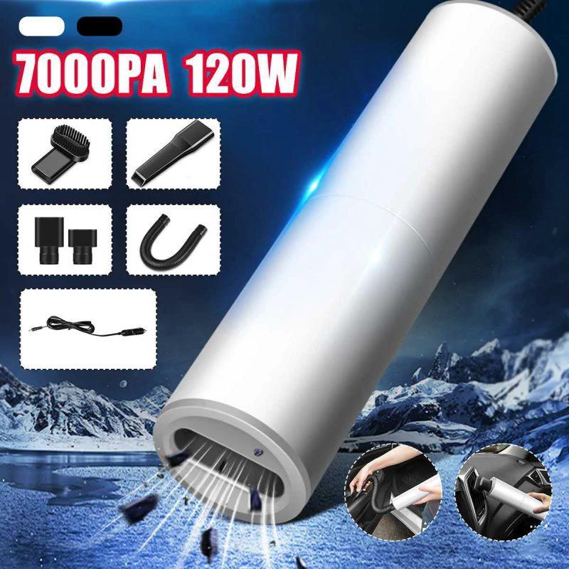 Portable Handheld Vacuum Cleaner 120W Car Charger by GJG Denim