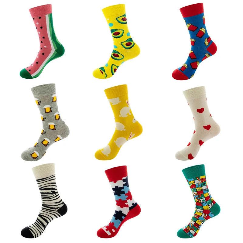 Men's Street Sesh Fashion Trendy Socks by GJG Denim