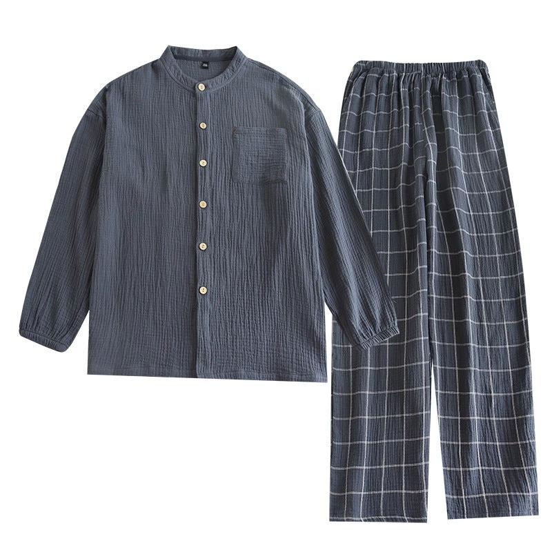Men's Cotton Gauze Pajama Set by GJG Denim