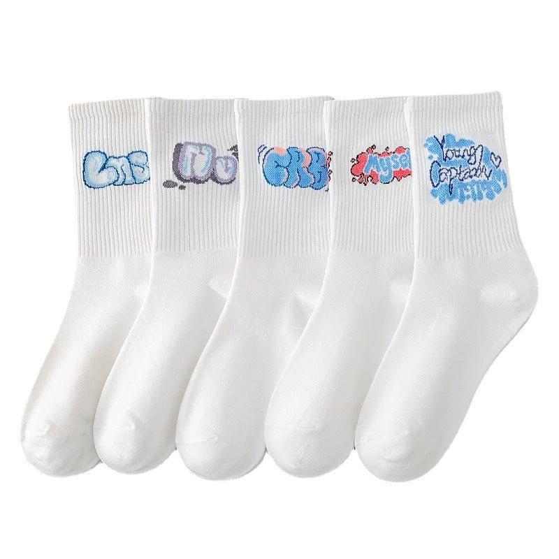 Cotton Men's Basketball Long Socks by GJG Denim
