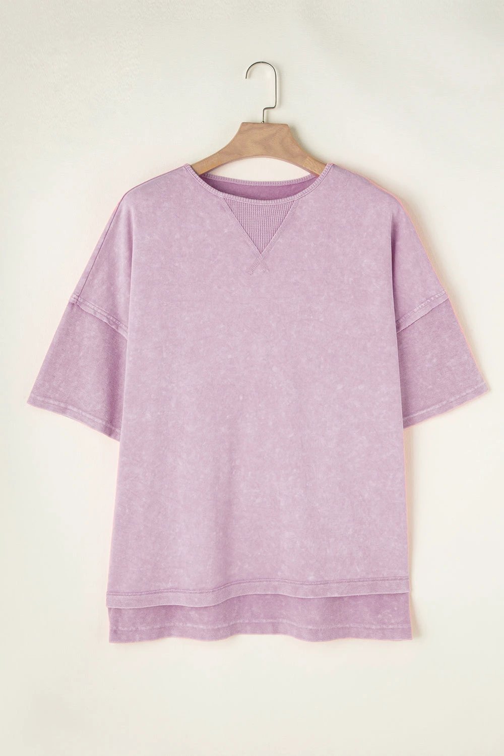 Plus Size Round Neck Half Sleeve T-Shirt by Lady Ros