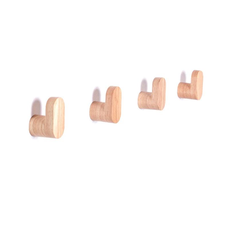 Modern Elegant Wooden Wall Hook Decor by GJG Denim